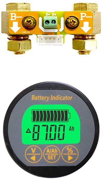 Photo 1 of AiLi Voltmeter Ammeter Voltage Current Meter Voltmeter Ammeter 100V 350A Caravan RV Motorhome 999 AH PACK OF 2
