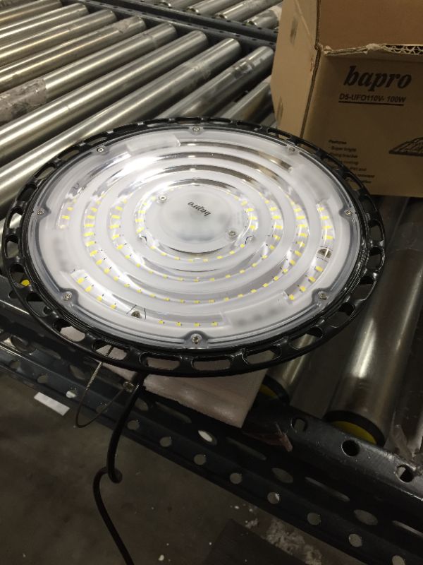 Photo 2 of Bapro 100W UFO LED High Bay Light Factory Warehouse Industrial Lamp D5-UFO110V-100W