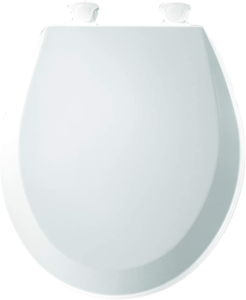 Photo 1 of Bemis 500EC 000 500EC-000 Toilet Seat, 1 Pack Round, White
