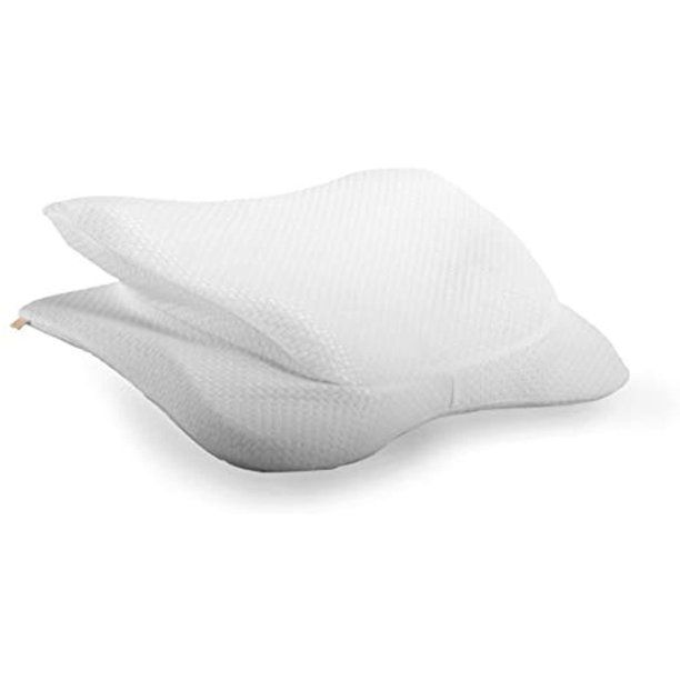 Photo 1 of Copper Fit Angel Ultimate Memory Foam Pillow for Side and Back Sleepers, White,
