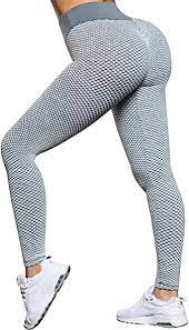 Photo 1 of OMKAGI Sexy Butt Lifting Workout Leggings for Women Textured Booty High Waist Yoga Pants, size S,0