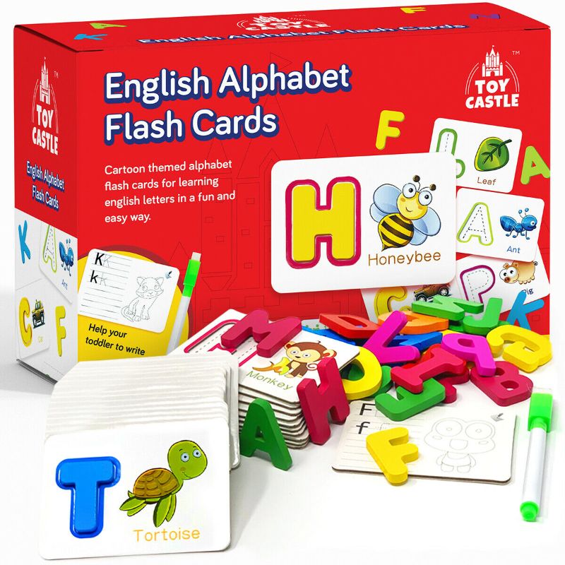 Photo 1 of English Alphabet Flash Cards -abc flash cards -English learning for toddlers
