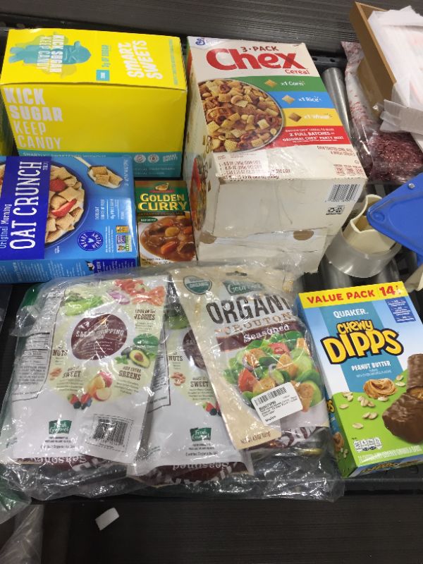 Photo 2 of Box lot - food [mix of expired and good items]