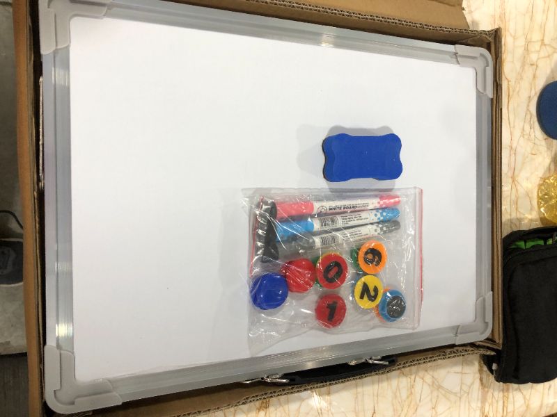 Photo 2 of aojuxix small dry erase board 16x12 inch