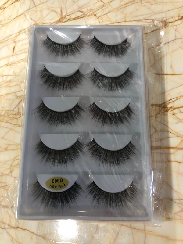 Photo 1 of ee-007 genbree thick fake eyelashes pack of 10