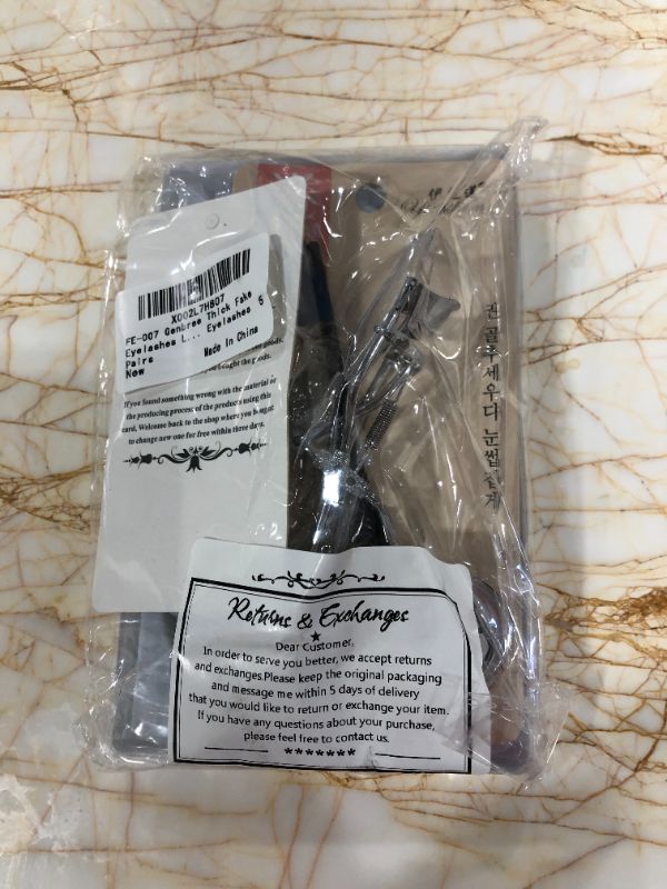 Photo 1 of ee-007 genbree thick fake eyelashes pack of 10