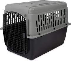 Photo 1 of Aspen Pet Traditional Dog & Cat Kennel, Gray/Black, 36-in
