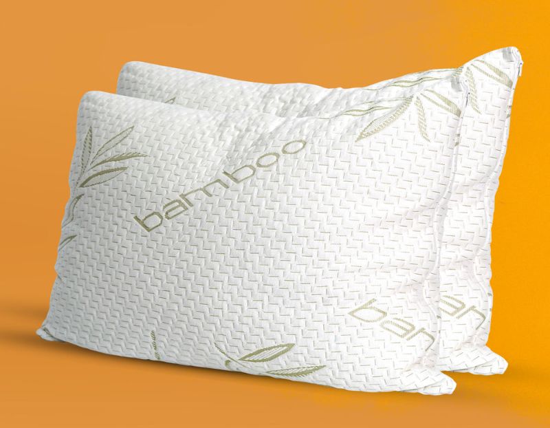Photo 1 of Bamboo Pillow 2 Pack Adjustable Shredded Memory Foam Pillow King