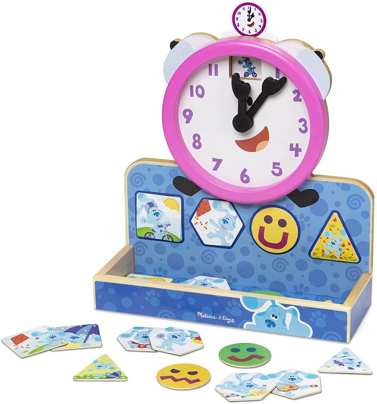 Photo 1 of Melissa & Doug Blue's Clues & You! Wooden Tickety Tock Magnetic Clock 