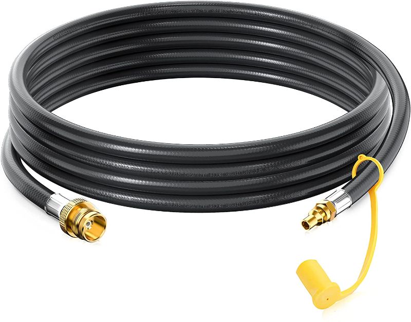 Photo 1 of CircleCord 6 Feet Quick Connect Propane Hose for RV to Grill, 1/4 Inch RV Propane Quick Connect Hose for 1 lb Portable Appliance to RV 1/4 Inch Female Quick Disconnect