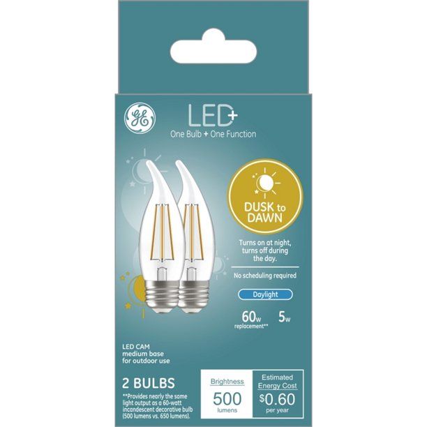 Photo 1 of 264974 5W LED Plus Dusk to Dawn Bulbs - Pack of 2
