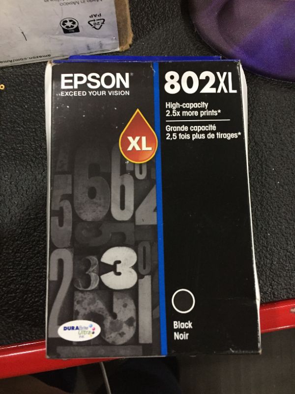 Photo 2 of Epson T802X-Large Black High Yield Ink Cartridge | Quill
