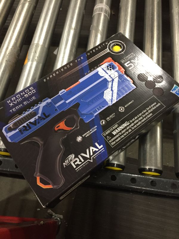 Photo 2 of Nerf Rival Kronos XVIII-500 Blue, Includes 5 Rounds
