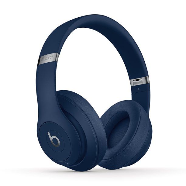 Photo 1 of Beats by Dr. Dre Studio3 Wireless Over-Ear Headphones - Blue - Stereo - Mini-phone (3.5mm) - Wired/Wireless - Bluetooth - Over-the-head - Binaural - C
