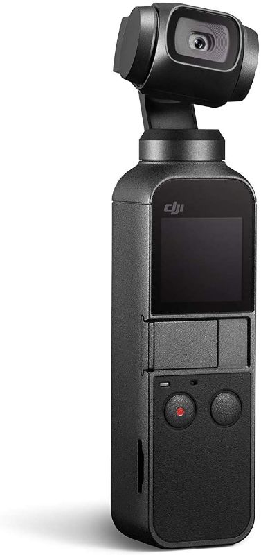 Photo 1 of DJI Osmo Pocket - Handheld 3-Axis Gimbal Stabilizer with integrated Camera 12 MP 1/2.3” CMOS 4K60 Video, for YouTube, TikTok, Video Vlog, Streamlabs, Attachable to Smartphone, Android, iPhone, Black
