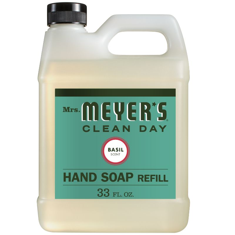 Photo 1 of  Mrs. Meyer's Liquid Hand Soap Refill, Basil, 33 Fl Oz