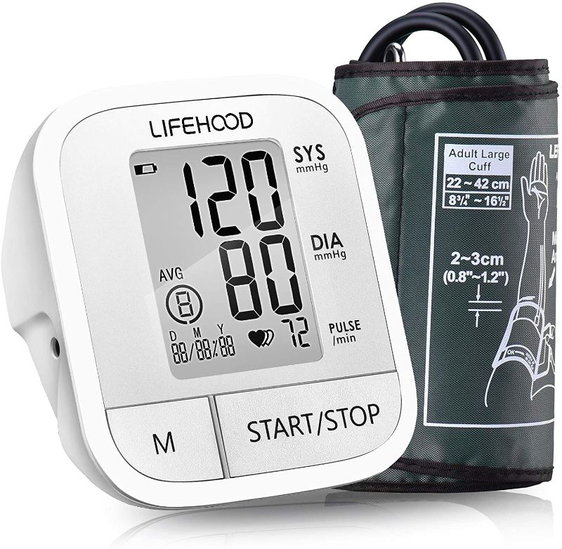 Photo 1 of Blood Pressure Monitor - Clinically Accurate & Fast Reading Health Monitor, 60 Reading Memory Automatic Upper Arm Digital BP Monitor with Large Display & Buttons, Wide Range Cuff, One Touch Operation
