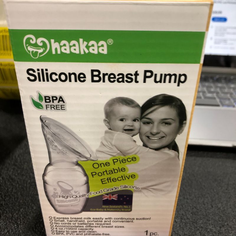 Photo 1 of Haakaa Silicone Breastfeeding Manual Breast Pump Milk Pump 100% Food Grade Silicone BPA PVC and Phthalate Free
