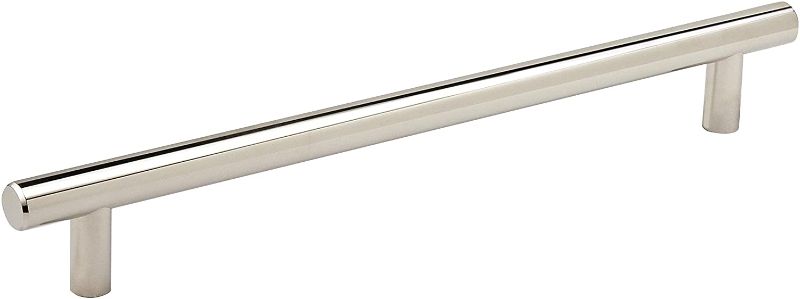 Photo 1 of Amerock | Appliance Pull | Polished Nickel | 12 inch (305 mm) Center to Center | Bar Pulls | 1 Pack | Drawer Pull | Drawer Handle | Cabinet Hardware
