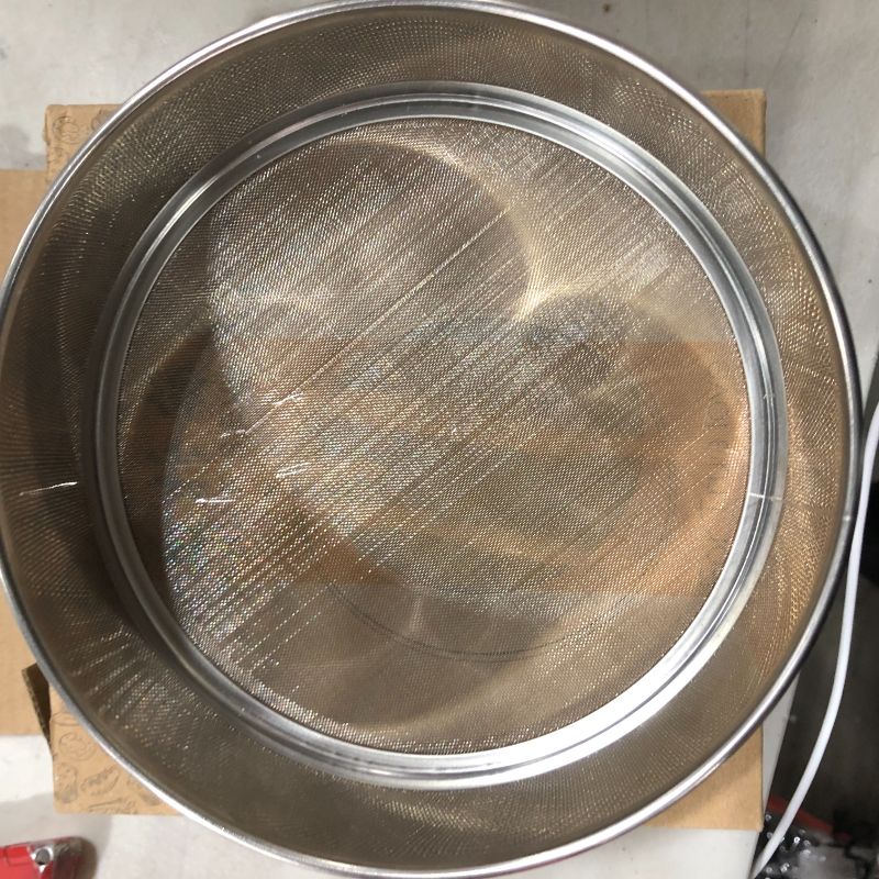 Photo 2 of Flour Sifter for Baking - Flour Sieve Fine Mesh (40 Mesh) Premium Rustproof Stainless Steel
