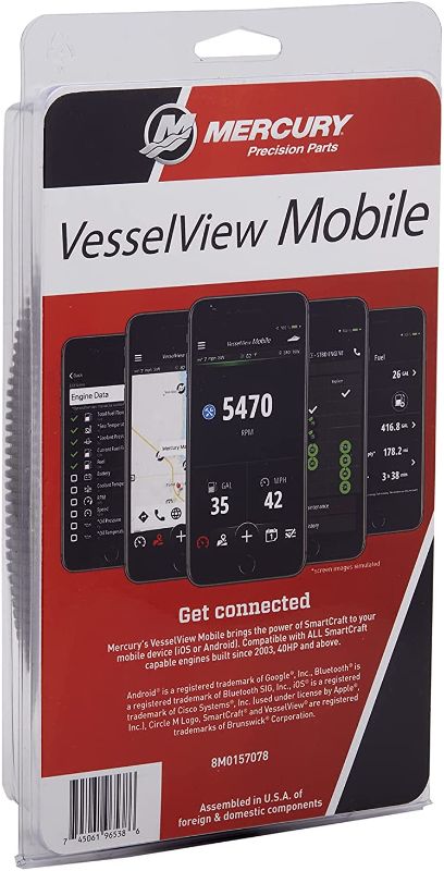 Photo 1 of Mercury VesselView Mobile - Connected Boat Engine System for iOS and Android Devices
