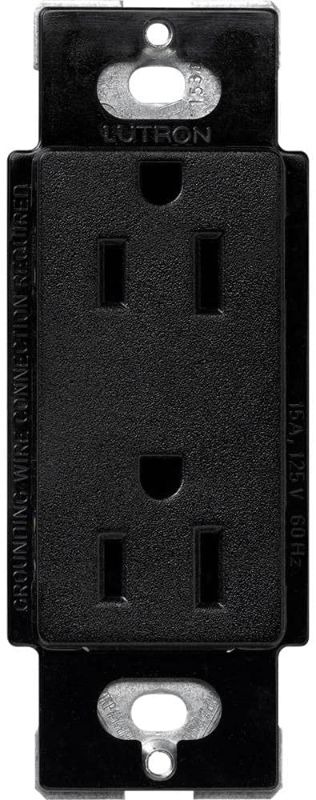 Photo 1 of Claro 15 Amp 120-Volt Duplex Receptacle - Black
3pk