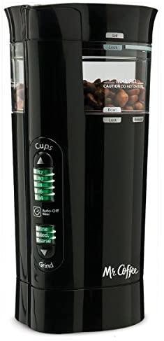 Photo 1 of 12 Cup Electric Coffee Grinder with Multi Settings, Black, 3 Speed 
