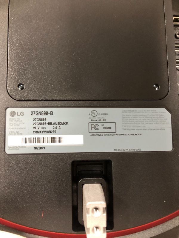 Photo 5 of LG QHD Monitor 27" Ultragear LED (2560 x 1440) IPS Display