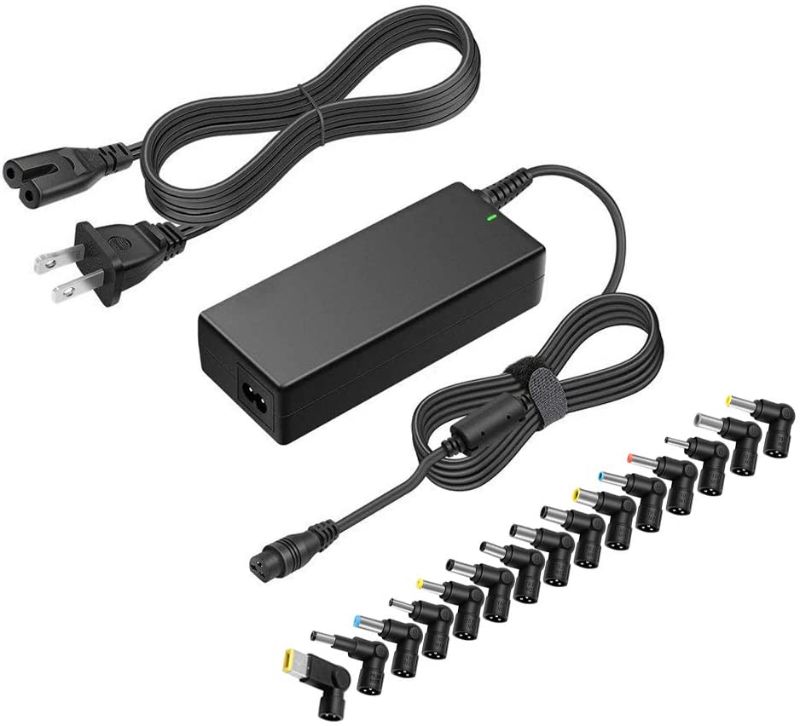 Photo 1 of POWSEED 90W Laptop Charger Universal Ac Power Adapter for HP Asus Acer Toshiba Dell Lenovo IBM Compaq Samsung Sony Fujitsu Gateway Notebook Ultrabook Chromebook DC 18.5V 19V 19.5V 20V
