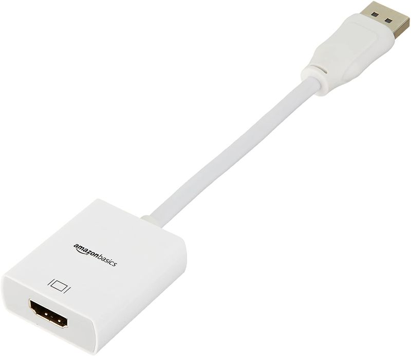 Photo 1 of Amazon Basics DisplayPort to HDMI Display Adapter Cable
