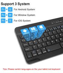 Photo 1 of Ultra Slim Wireless Keyboard Ultrathin Wireless Bluetooth Keyboard Bluetooth 3.0 Keyboard in Rechargeable Battery for iPad/Apple/Samsung/Acer/Asus/Lenovo/LG Tablet with Windows/Android/iOS
