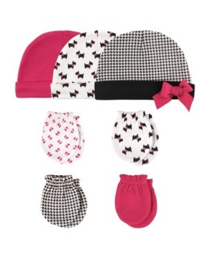 Photo 1 of Girl Cap & Scratch Mitten Set, 7pc
