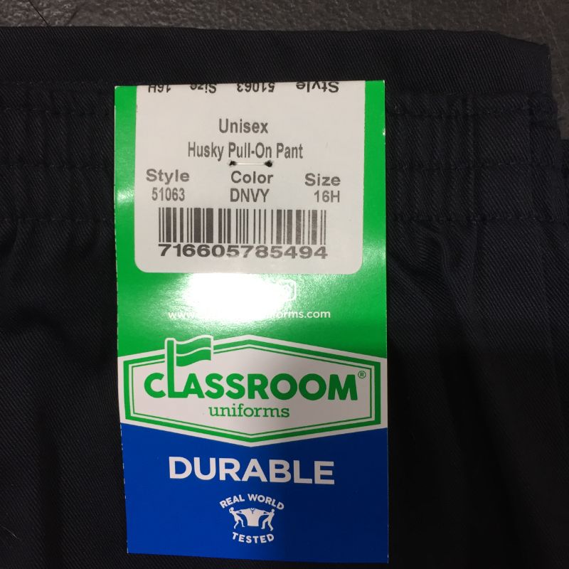 Photo 3 of Classroom Little Boys' Uniform Pull-On Pant size 16H