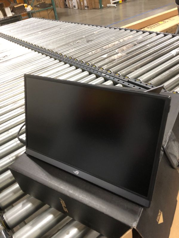 Photo 3 of ASUS ROG Strix 15.6” 1080P Portable Gaming Monitor (XG16AHPE) - Full HD, 144Hz, IPS, G-SYNC Compatible, Built-in Battery, Kickstand, USB-C Power Delivery, Micro HDMI, for Laptop, PC, Phone, Console