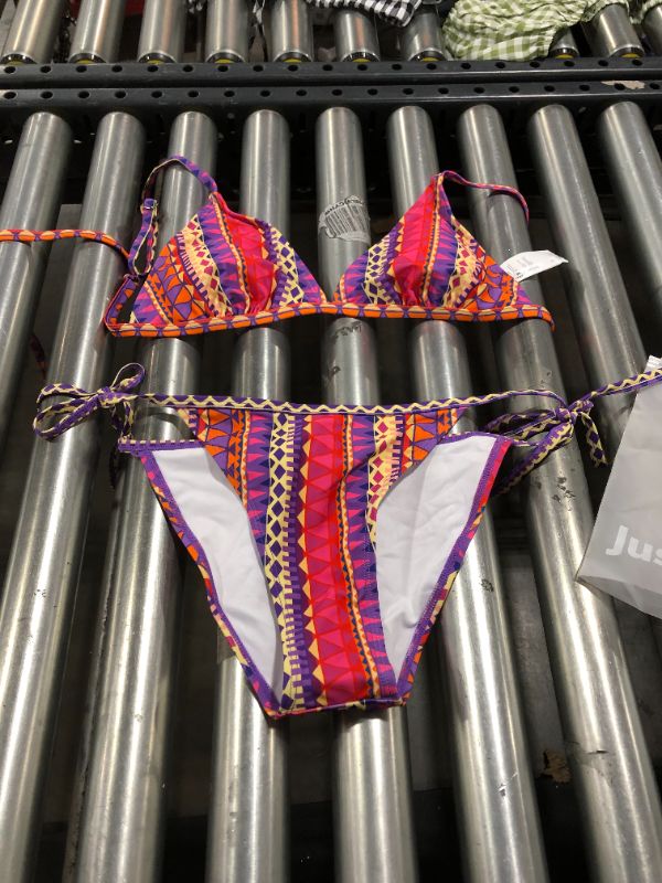 Photo 2 of Boho Print Triangle Bikini (S)
