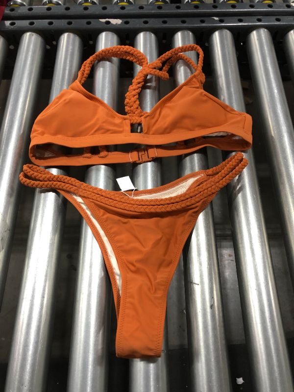 Photo 2 of cupshe orange braided bikini (m)