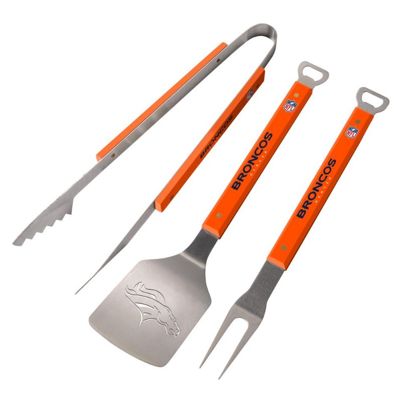 Photo 1 of Denver Broncos Spirit Series 3-Piece BBQ Set