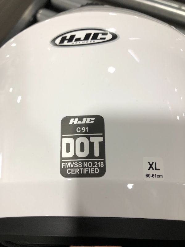 Photo 4 of HJC Helmets C91 Helmet (X-Large) (White)