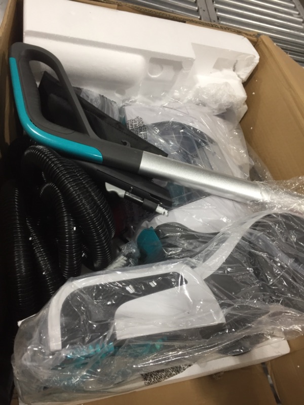 Photo 1 of Hoover Smartwash Automatic Carpet Cleaner Machine, with Storage Mat, FH52050, Turquoise
