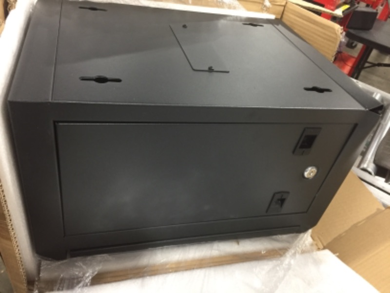 Photo 1 of KENUCO SOHO Mini 10'' Rack for 10'' Patch Panels, Shelves, SOHO Active Components | Fan Not Included | NOT for 19'' Rack | 9U
