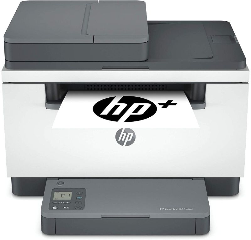 Photo 1 of HP LaserJet MFP M234dw Wireless Black & White All-in-One Printer, with fast 2-sided printing , HP Instant Ink ready (6GW99F)
