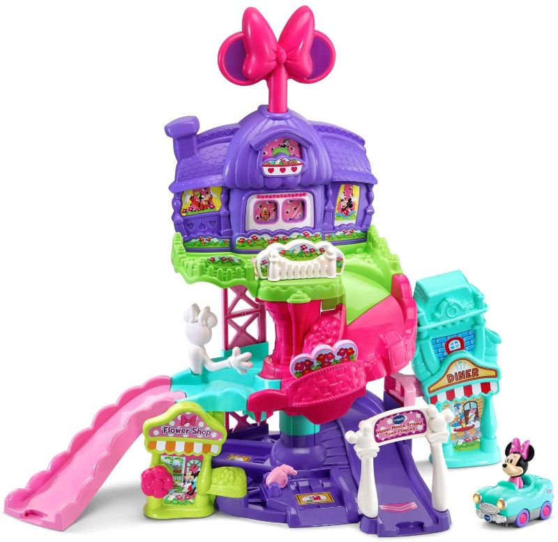 Photo 1 of VTech Go! Go! Smart Wheels - Disney Minnie Mouse Around Town Playset,Pink