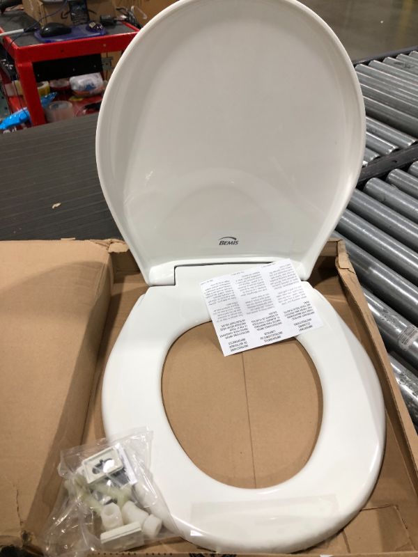 Photo 2 of BEMIS Affinity Round Closed Front Toilet Seat in White