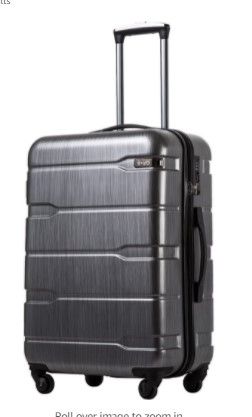 Photo 1 of Coolife Luggage Expandable(only 28") Suitcase PC+ABS Spinner Built-In TSA lock 20in Carry on
