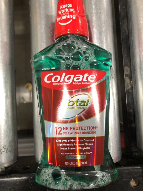 Photo 2 of Colgate Total Advanced Pro-Shield Mouthwash, Spearmint16.9 OZ