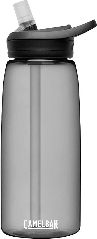 Photo 1 of CamelBak eddy+ BPA Free Water Bottle, 32 oz Charcoal, 1L