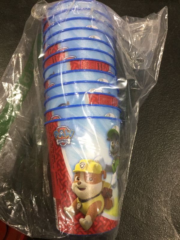 Photo 2 of Paw Patrol Plastic Party Cup, 16oz., 12 pack