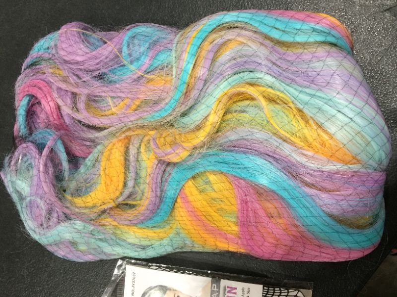 Photo 2 of 2230/2513 multicolored wig with weaving cap 