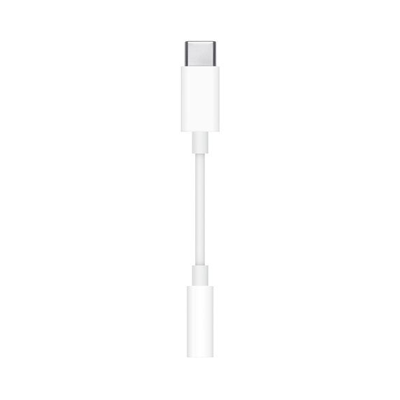 Photo 1 of Apple - USB-C to 3.5mm Headphone Jack Adapter - White
