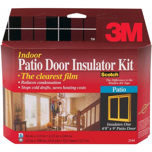 Photo 1 of 3M Clear Plastic Window Insulation Kit 9 Ft. L X 0.75 Mil T
